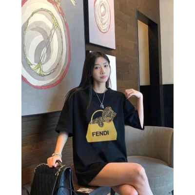 펜* 바구니 쇼핑 반팔티