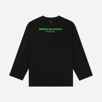 우** 글로우 그래픽 백로고 슬라브 긴팔티