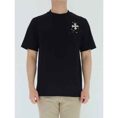 크* 크로스 페인팅 반팔