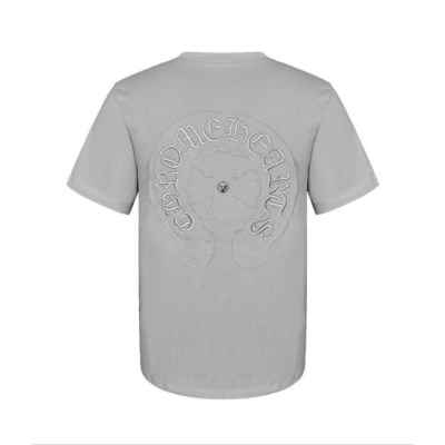 크* 말밥굽 자수 라운드 반팔