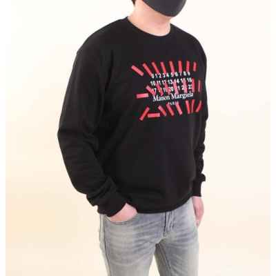 메* 마르지엘라 테이프 프린팅 맨투맨