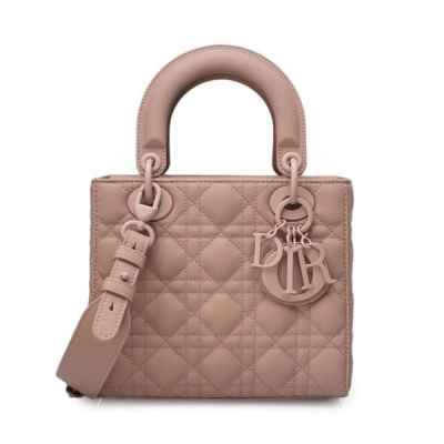 디* 핑크 울트라 매트 레이디 마이 ABC 스몰 토트백