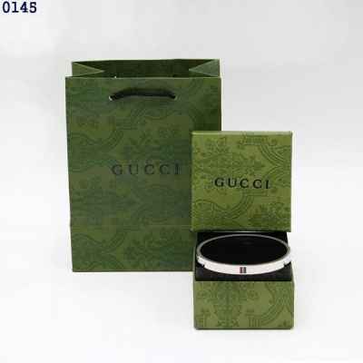 구* 슈프림 G로고 뱅글 팔찌 (화이트골드)