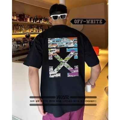 오* 빈티지 시그니처 백로고 티셔츠