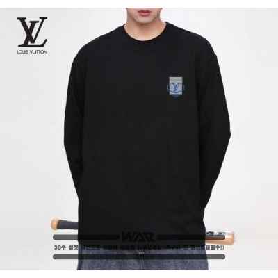 루* 블루주머니 디자인 긴팔티셔츠 (시보리없음)