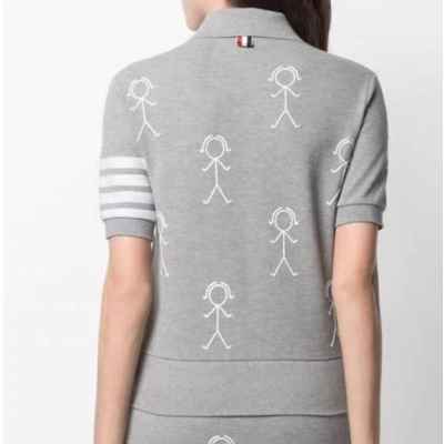 톰* 피플 카라 반팔 니트 (9870)