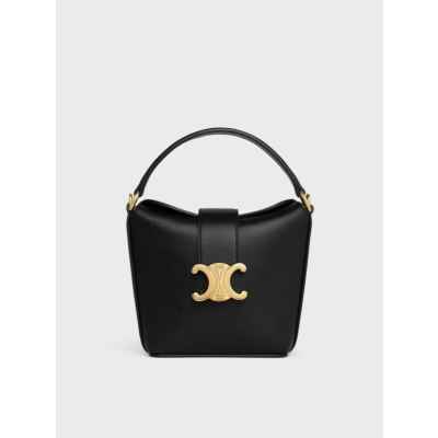 셀** 트리오페 스무스 카프스킨 미니 버킷백 토트 크로스백 블랙 10K943FJ9 풀박스