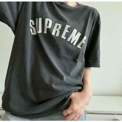 슈** 워싱 로고 티셔츠 (1:1제작)