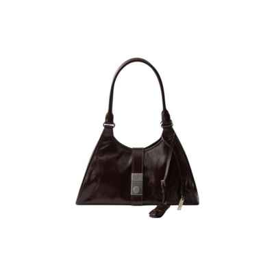 프** 미디엄 가죽 토트백