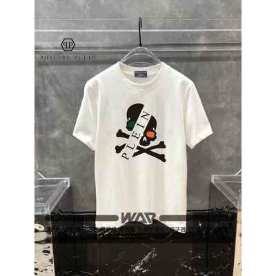 필* 절개 스컬 티셔츠