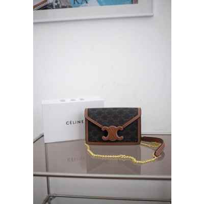 셀** 트리옹프 캔버스 마고 체인 크로스백