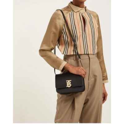 버** TB 스몰 레더 크로스 백