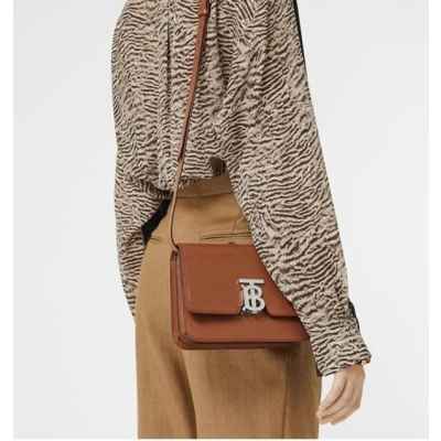 버** TB 스몰 레더 크로스 백