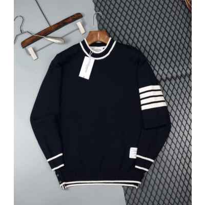 톰* 사선 스트라이프 메리노 라운드울니트수입최고급(남녀공용)