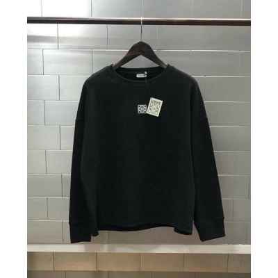 로** 로고자수 롱 슬리브