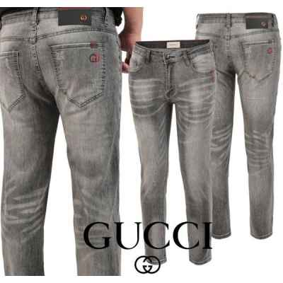 구* 자수로고 그레이워싱 슬림진