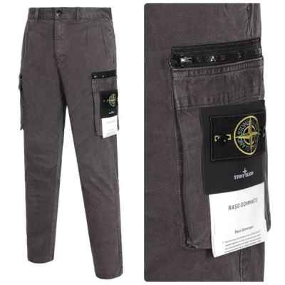 스* 원지퍼 코튼 카고 와펜팬츠
