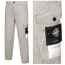 스* 코튼 개버딘 가먼트 다이드 카고 팬츠 화이트 와펜
