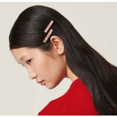 미*** 에나멜 메탈 헤어 클립 2개 세트