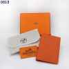 에*** H로고 토고가죽 여권지갑 (오렌지)
