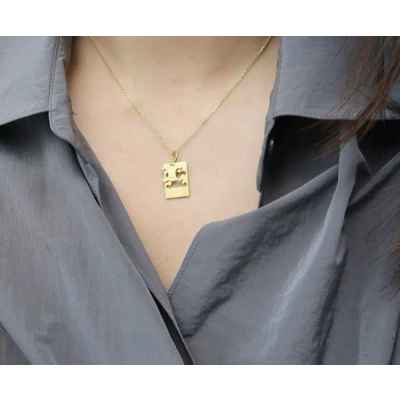 셀** 세퍼러블 트리옹프 인터로킹 목걸이수입최고급