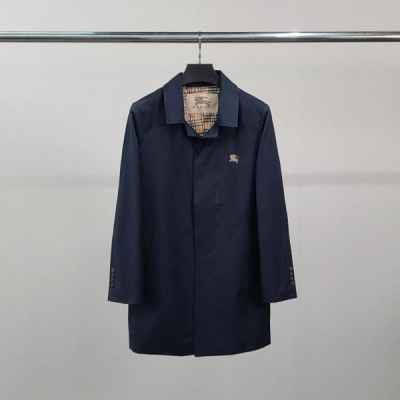 버** 기사자수 트렌치 코트