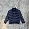 미*** 25 스트라이프 지퍼 폴로 셔츠  수입 프리미엄