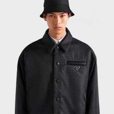 프** 리나일론 플레이트 패딩 셔츠 자켓  수입