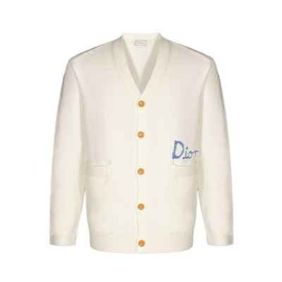 디* 수입 로고 자수 힐튼 넬 가디건