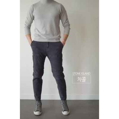 스* 메탈로고 팬츠 (약기모)