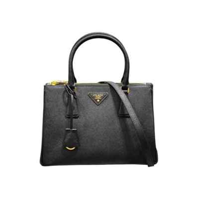 프** 갤러리아 사피아노 가죽 백 블랙 1BA896 NZV F0002 ㅡ미디엄ㅡ