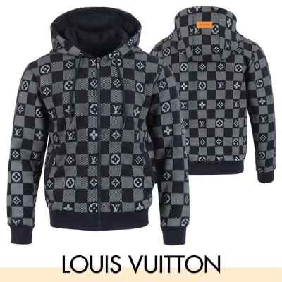 루* 체스 나염 후드 집업