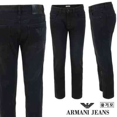 알** 빅 엠보 블랙슬림 일자진 융 기모 원단