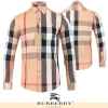 버** 클래식 체크 포플린 코튼 남방