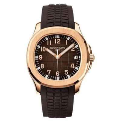 파텍** 아쿠아넛 로즈골드 브라운다이얼 5167R