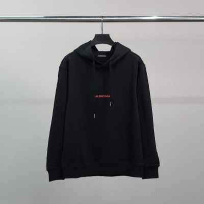 발**** 레드레터링 코튼 후드티