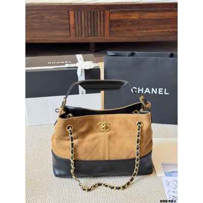 샤* 25A 공방 스웨이드 투톤 호보백