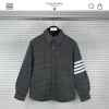 톰* 수입고급 사선완장 다운 자켓 진그레이