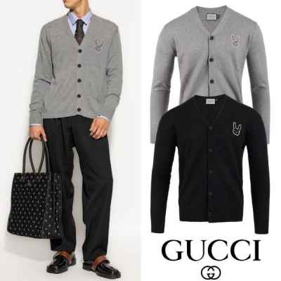 구* 래빗 자수 울 가디건 여성사이즈 추가