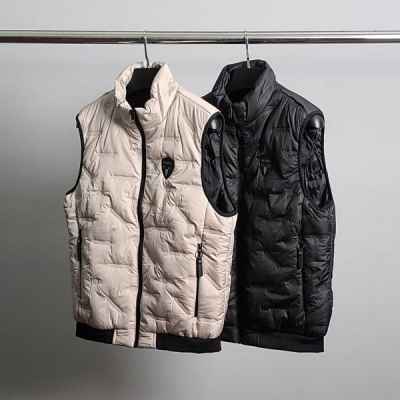 노** 밴드 패딩 조끼