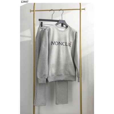 이니셜 엠보로고 라운드 패치 맨투맨 기모 세트