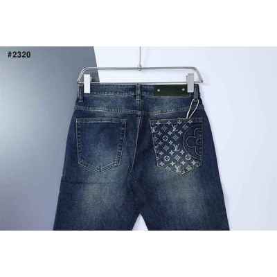 루* 플라워 로고 데님진