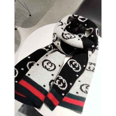 구* 시그니처 로고 레드띠 머플러