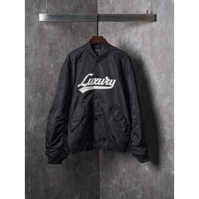 발**** M1119 럭셔리 나일론 바시티 봄버 자켓