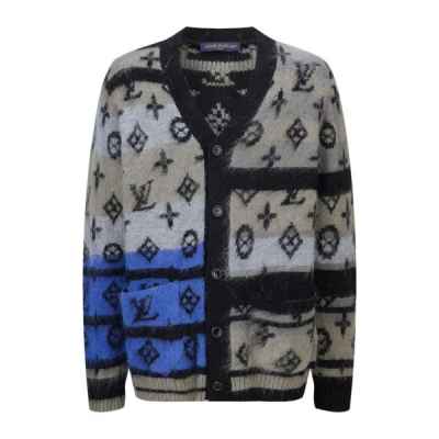 루* M1104 모노그램 모헤어 가디건