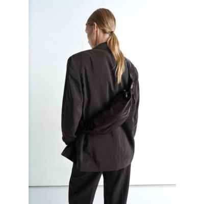 르** 소프트 페이퍼 레더 크로와상백 수입고퀄