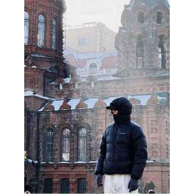 알파인 다운 후드 패딩  수입