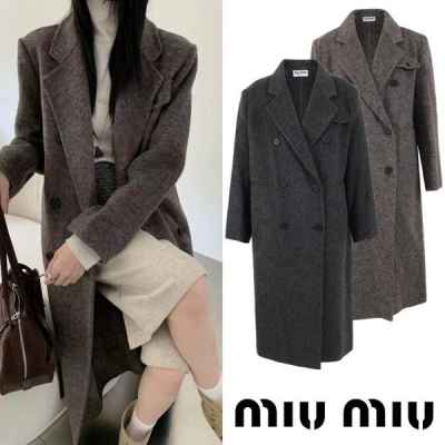 미*** 더블버튼 캐시미어 핸드메이드 코트