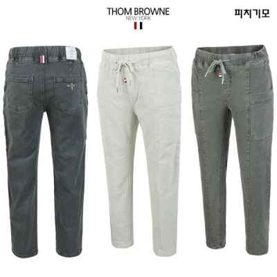 톰* 안기모 앞포켓 밴딩 배기 팬츠