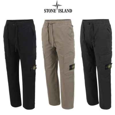 스* 융본딩 스판 미디움와이드 카고 팬츠